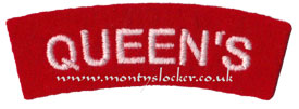 WW2 Queen's Shoulder Title