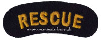 Civil Defence (CD) Rescue Shoulder Title