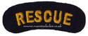 Civil Defence (CD) Rescue Shoulder Titles (Pair)