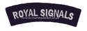 WW2 Royal Signals Shoulder Titles (Pair)