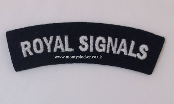 WW2 Royal Signals Shoulder Title