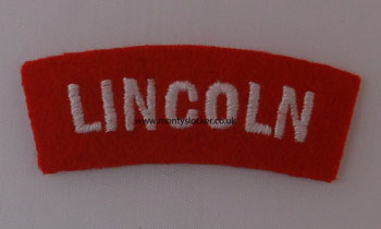 WW2 Lincoln Shoulder Titles (Pair)