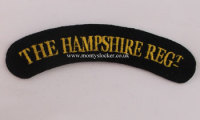WW2 The Hampshire Regt Shoulder Titles (Pair)
