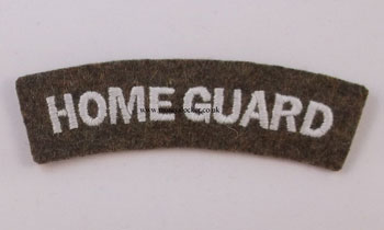 WW2  Home Guard Shoulder Title