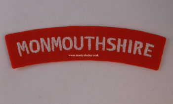 WW2 Monmouthshire Shoulder Title
