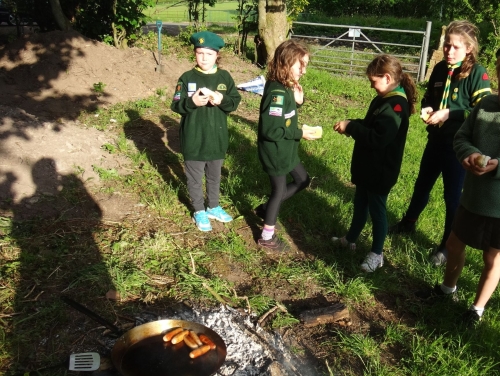 238 Scout Land girl Cubs sausages