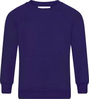 <!-- 002 --> Netley Abbey Infants  Purple Sweatshirt with Badge