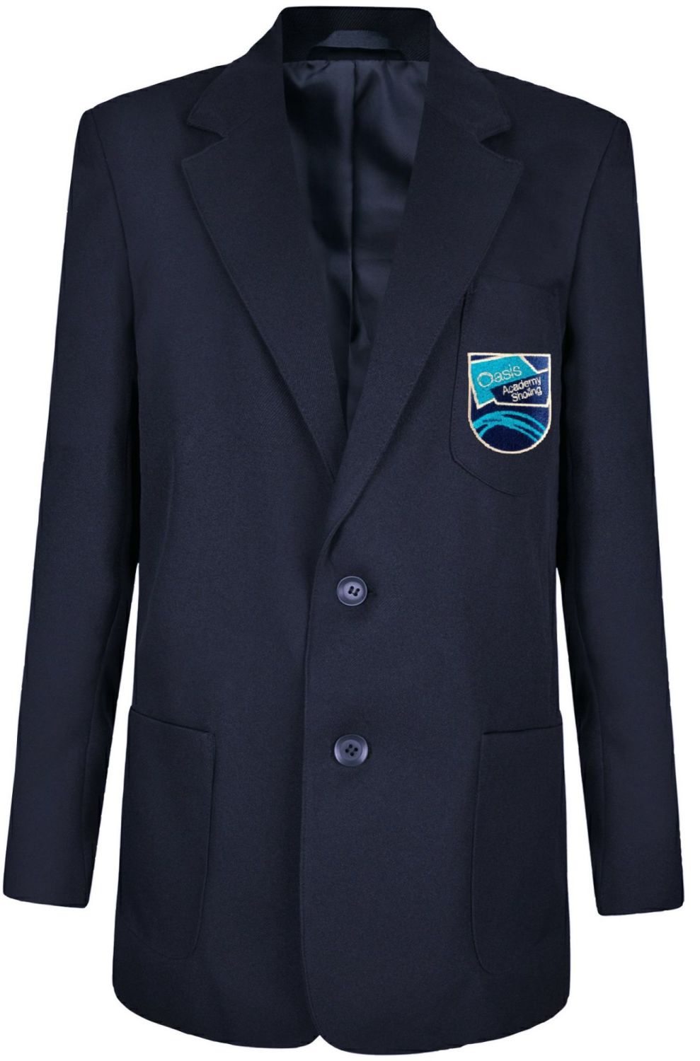 Oasis Academy Sholing, Uniform, V Neck Jumper with Badge