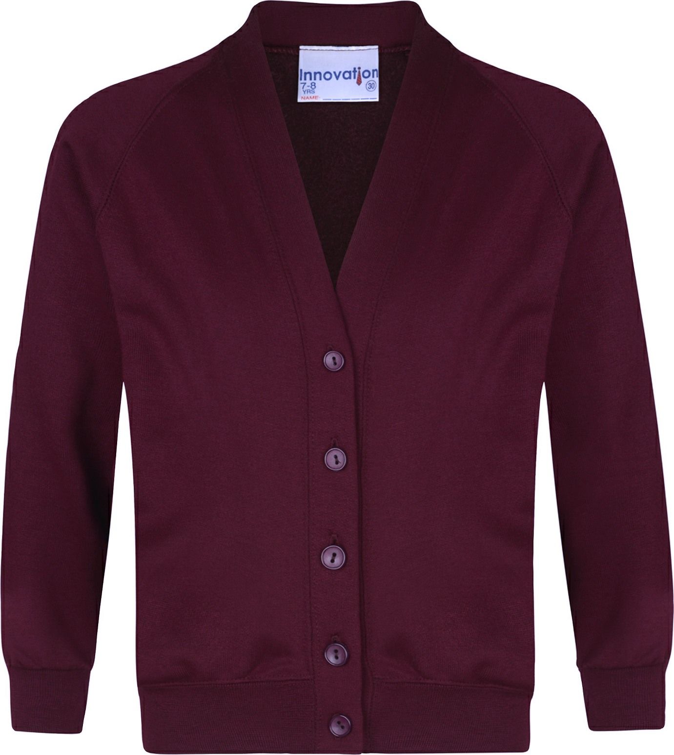 Burgundy school cardigan hotsell
