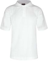 <!-- 001 -->St Monica Primary Polo Shirt with badge