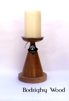 oak candle pillar 3