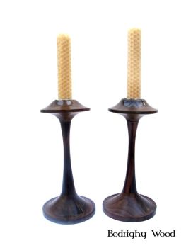 Macassar Ebony Candlesticks (1)