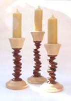 ash padauk tipsy candlesticks (2)