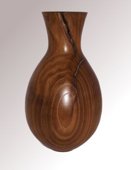 naturally distressed laburnum vase (2)