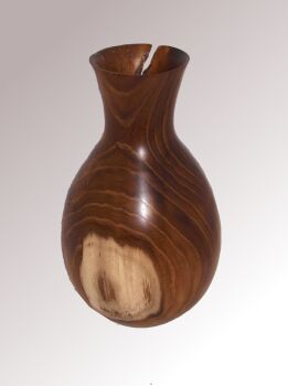 naturally distressed laburnum vase (4)