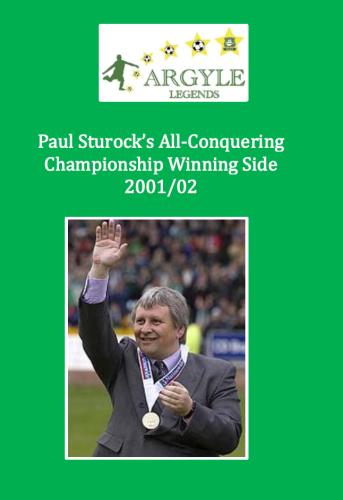 Paul Sturrock's 2001/02 Championship Side Reunion - DVD of The Evening