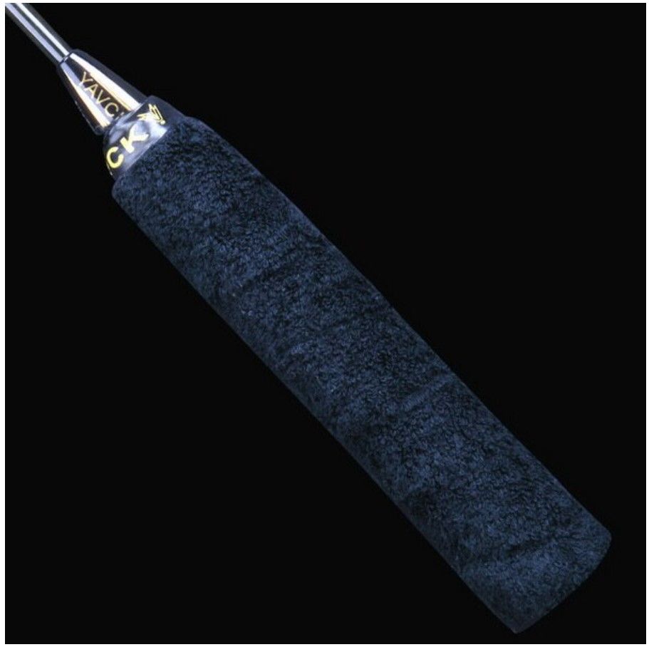 Black Towel Towelling Grip Tape - Badminton Squash, fire staffs, etc