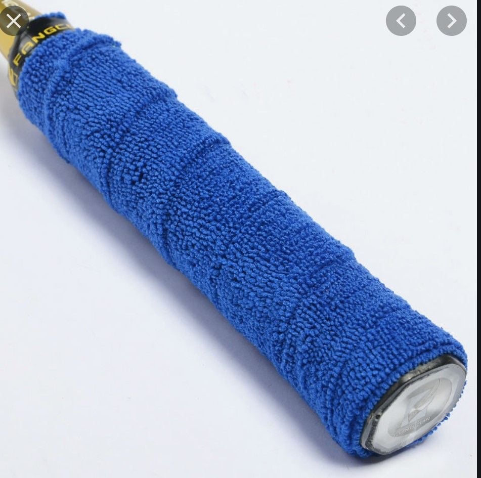 Blue Towel Towelling Grip Tape - Badminton Squash, fire staffs, etc