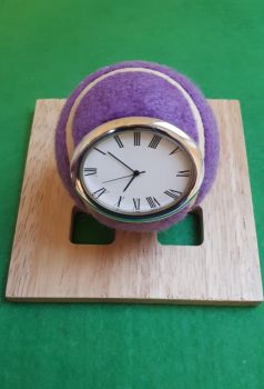 Real Tennis Ball Clock - Oval Clock Design