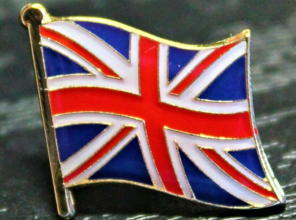 UNION JACK British Flag Metal Lapel Pin Badge