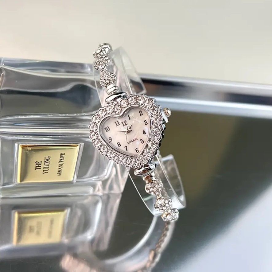 Elegant Heart Shaped Women s Watch