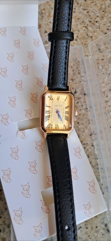 Lucky Fox Watch Black Strap