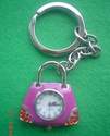 Plum Lock Design Key Ring Watch