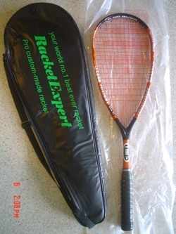 Racquet Expert Titanium Light Squash Racquet with Carrying Bag