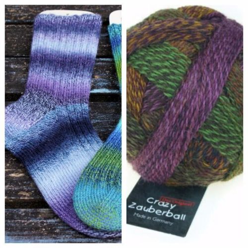 Creme Brulee Sock Kit - Crazy Zauberball 2312