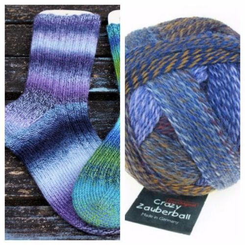 Creme Brulee Sock Kit - Crazy Zauberball 2311