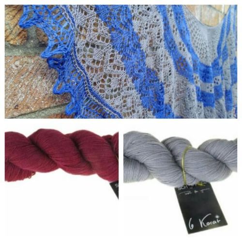Spanish Fan - Bordeaux & Grey - PRE-ORDER