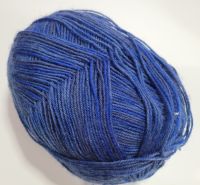 Sock yarn - possibly Regia - blue