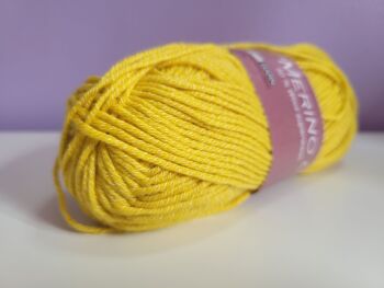 Hjertegarn Merino Cotton 2676 Yellow