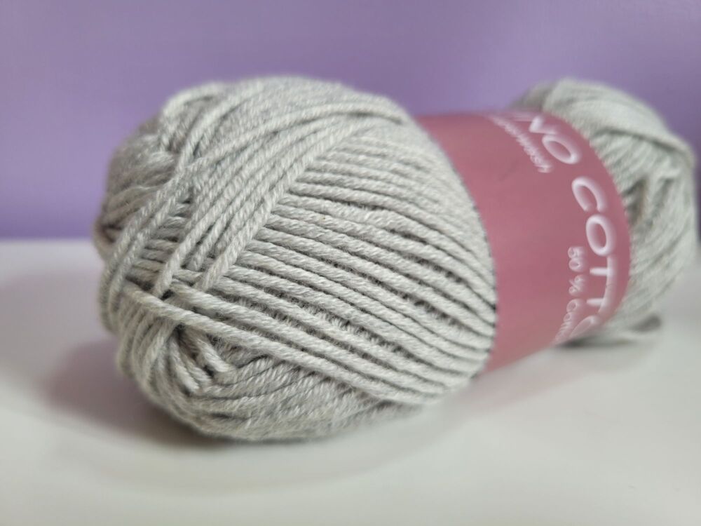 Hjertegarn Merino Cotton 434 Light Grey