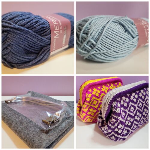 Colour Clutch - Dark Jeans & Duck Egg Blue