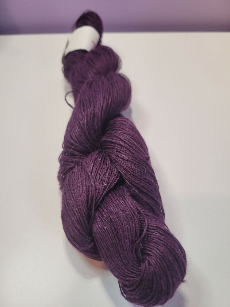 Midwinter Yarns Lithuanian Linen - colour 3.11 Aubergine