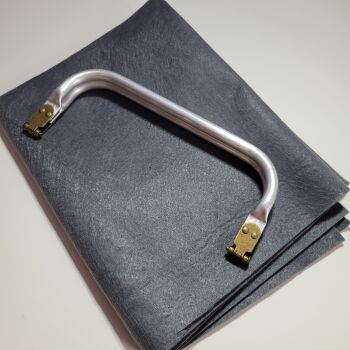 Felt lining & clutch frame (for Glamour and Colour Clutch) - dark grey