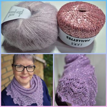 Luxe Shawlette Kit - Rose