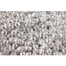Debbie Abrahams Seed Beads - size 8/0 - 563 Metallic Silver