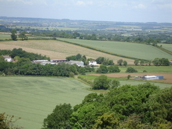 view from Burrough Hill