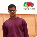 FRUIT OF THE LOOM SET-IN SWEATER
