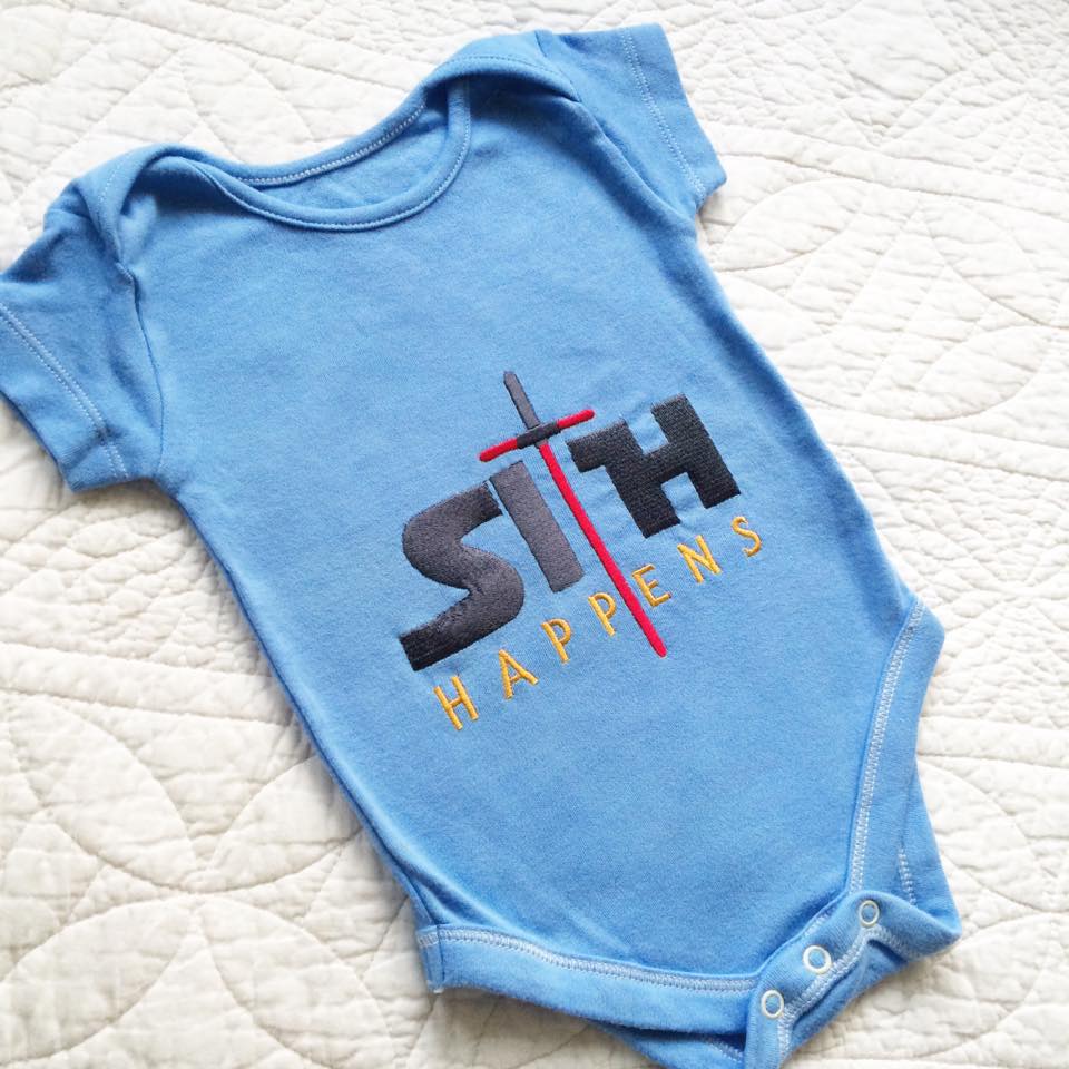 Star wars Sith Happens baby onesie vest 