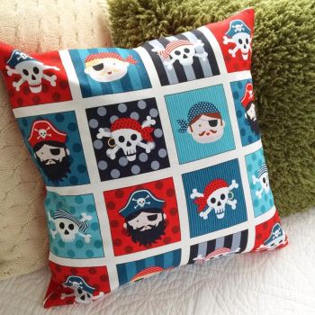 Pirate nautical  16" cushion Cover 
