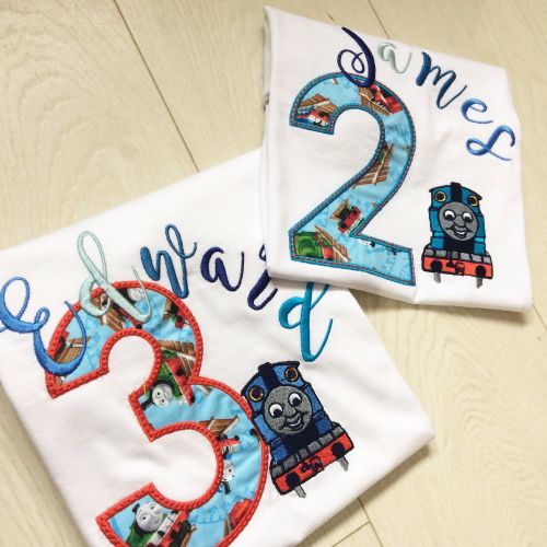 Personalised Thomas the tank engine children's T shirt