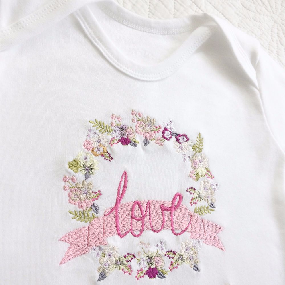 Spring babygrow sleepsuit for Molly