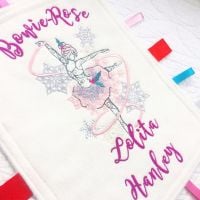 Fairy baby taggy taggie blanket