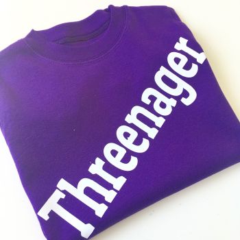 Threenager toddler T shirt 