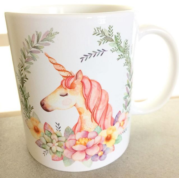 Unicorn lover personalised mug