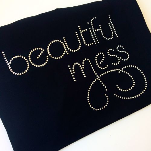 Beautiful Mess rhinestone T shirt