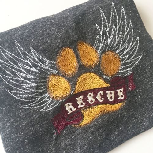 Rescue dog fundraising children's T shirt
